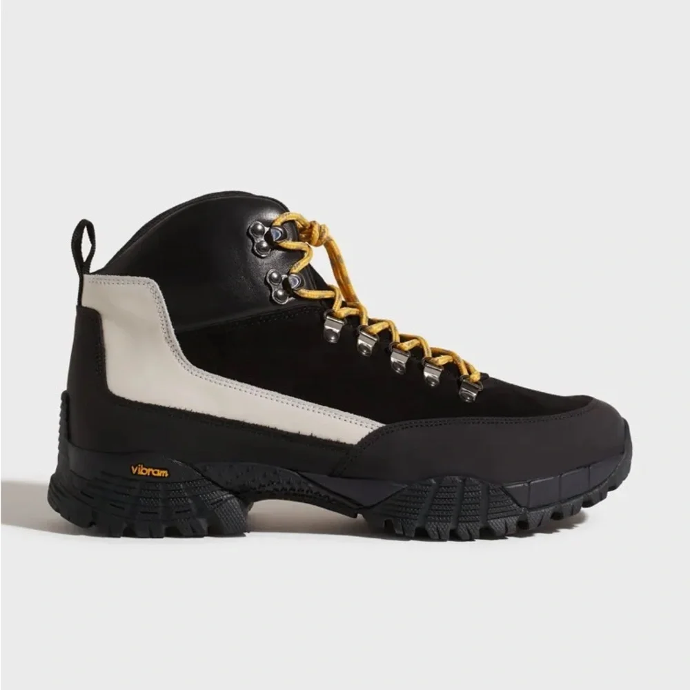 J. Linderberg Hiker High Boots in Black, Size 42 New in Box